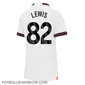 Manchester City Rico Lewis #82 Replika Bortatröja Damer 2023-24 Kortärmad